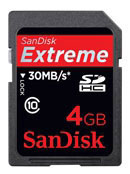 Sandisk Extreme SDHC 4GB (SDSDX3-004G-E) Sandisk Extreme SDHC 4GB (SDSDX3-004G-E)